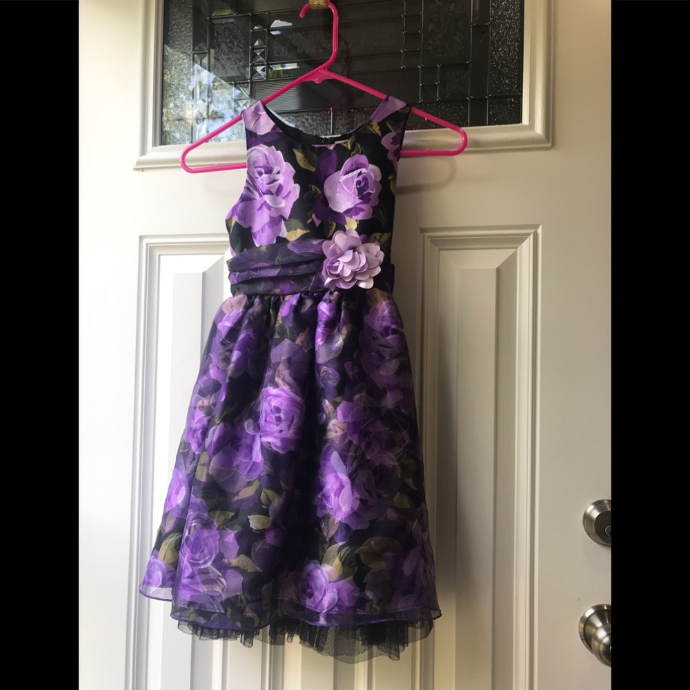 Girls purple dress 7